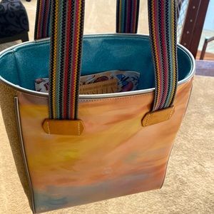 Consuela-Dawn Large Tote Bag and wallet to match in excellent condition.